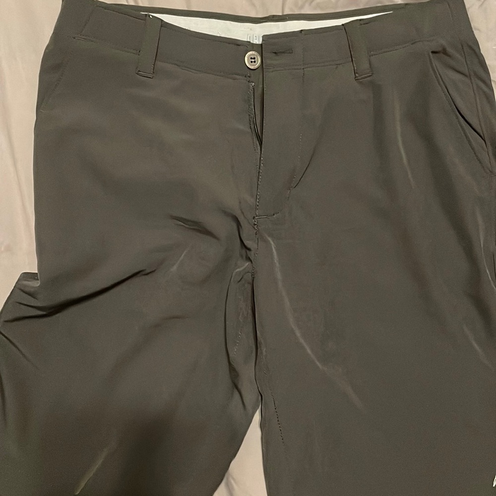 Mens black golf shorts